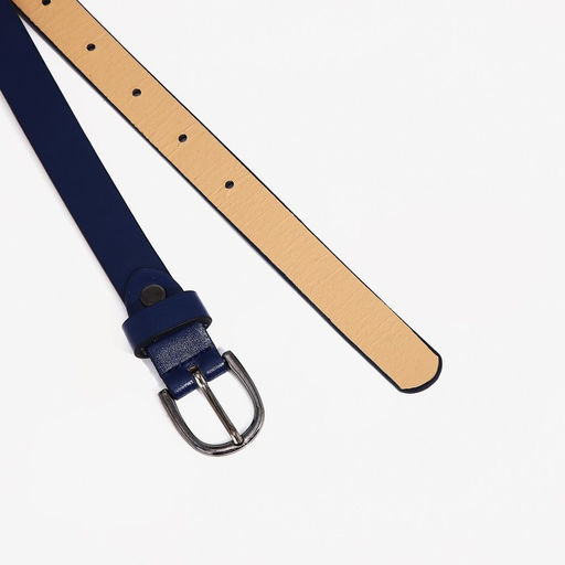Ремень женский, ширина 1.8 см, винт, пряжка металл, цвет синий - Simaland фото 2