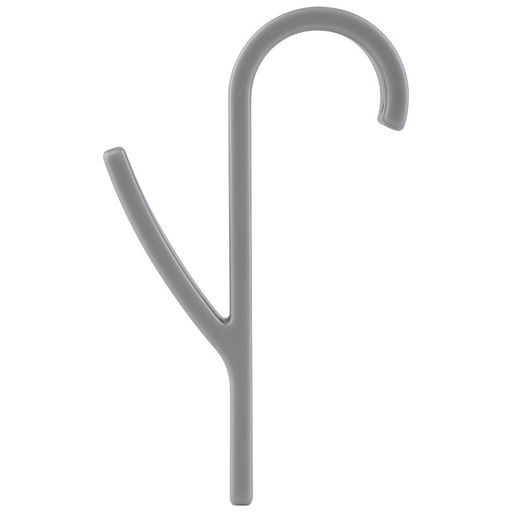 Цена за 2 шт. Набор крючков на полотенцесушитель (4 шт), 9,6*2,5*3 см, серый 109690