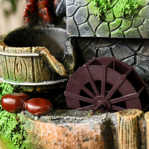 Фонтан настольный «Дом под деревом», 20×14×27 см, с подсветкой