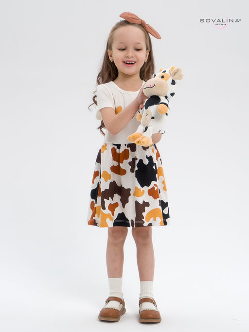 Платье Лето тофу-муму сердечки LE - Sovalina фото 3