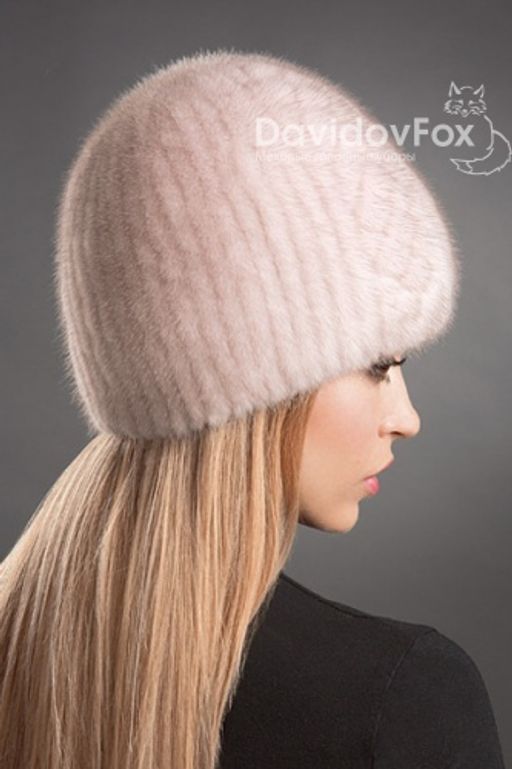 Шапка Сноп норка орнамент кизил