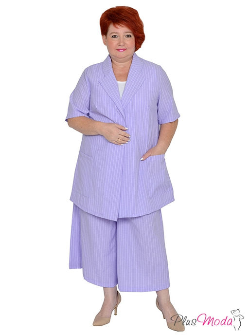 Юбка-брюки Модель №1542 размеры 44-84 - Plusmoda фото 4