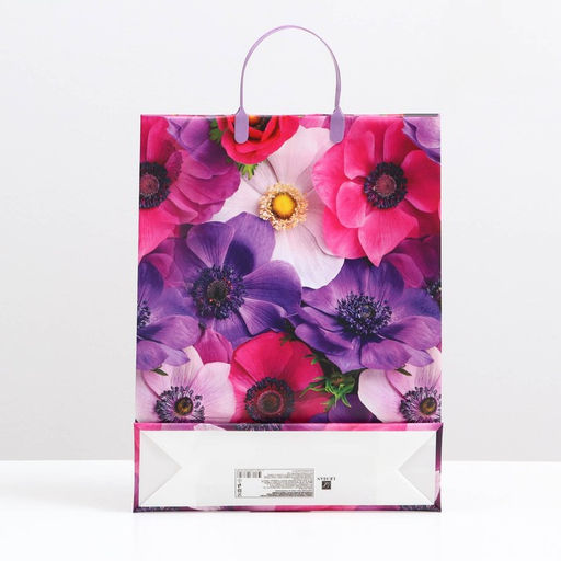 Цена за 10 шт. Пакет Экзотические цветы, мягкий пластик, 42?32 см, 120 мкм