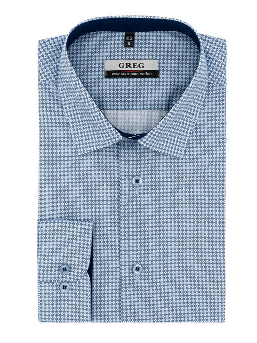 Сорочка мужская длинный рукав GREG 223/231/3407/Z/1  фото 3