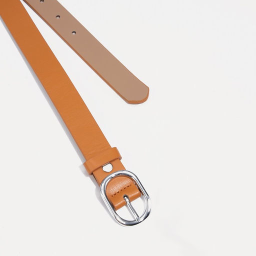 Ремень женский, ширина 2,5 см, винт, пряжка метал, цвет рыжий - Simaland фото 2