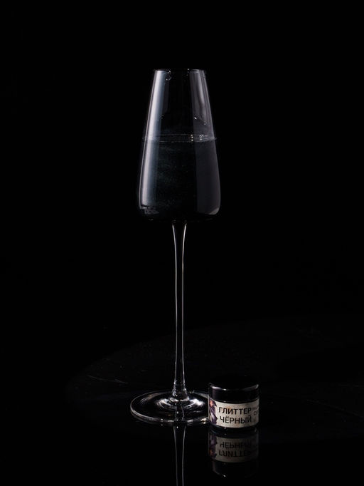 Глиттер пищевой КондиМир «Черный», 5 г