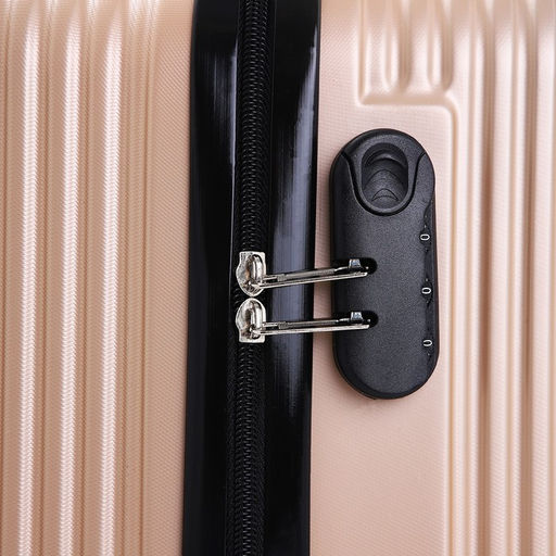 Чемодан малый 20, отдел на молнии, кодовый замок, цвет бежевый - Simaland фото 7