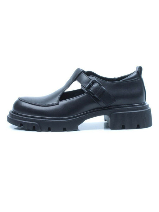 03-C1820-1 BLACK Полуботинки женские (натуральная кожа)