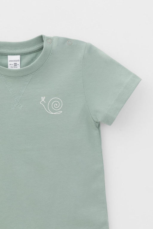 Crockid _ КР 302409/холодная мята к460 фуфайка д/мал яс