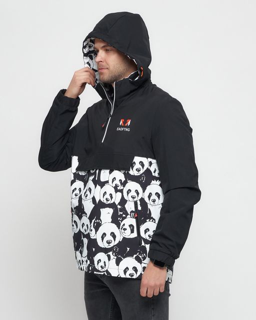 Куртка-анорак спортивная мужская белого цвета 88629Bl