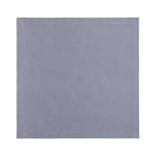Набор салфеток с декоративными кольцами Grey pleasure, 40×40 см - 4 шт., 100% хлопок, саржа 190 г/м²