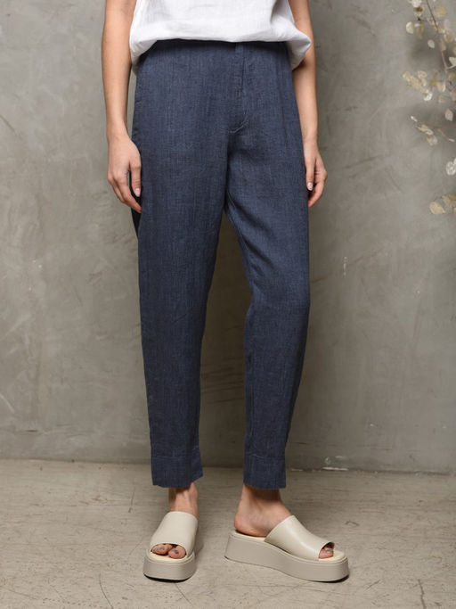 Брюки ЛИГИ 01020O синий-меланж