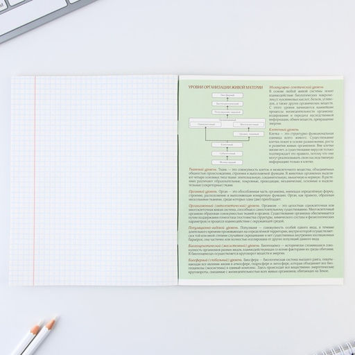 Предметная тетрадь, 48 листов, МИЛЫЕ ПИТОМЦЫ, со справочными материалами Биология, обложка мелованный картон 230 гр., внутренний блок в клетку 80 гр., белизна 96%,блок №1. - Artfox study фото 4
