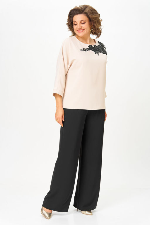 Костюм Rumoda 2278 бежевый, черный