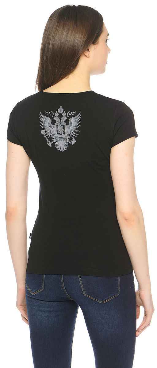 Футболка женская Герб России - Good фото 3