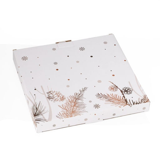 Тарелка фарфоровая десертная Доляна Праздничное настроение, d=20,5 см, цвет белый фото 7