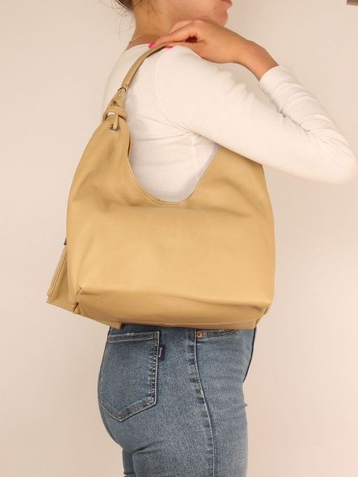 Сумка женская натуральная кожа GU 163-6071, 1отд, бежевый SALE 265792 - Adelia фото 5