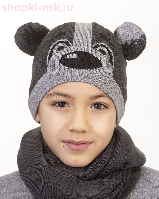 F 152 Шапка для мальчика (54-56)