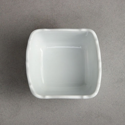 Соусник квадратный Волна, 250 мл, фарфор, Иран - Керамика ручной работы фото 2