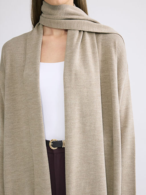 Atk?l? ?al Yaka Kad?n Triko H?rka