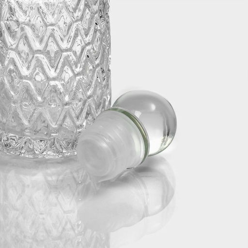 Банка для сыпучих Доляна «Холодок», 100 мл, 5×12 см, стекло, прозрачная