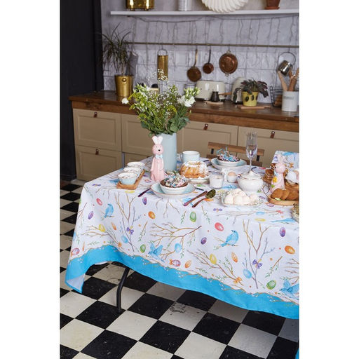 Скатерть Доляна Happy Easter 220х144 см  фото 7