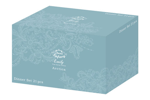 Обеденный сервиз Арктика 6 персон, 21 предмет - Anna lafarg emily фото 10