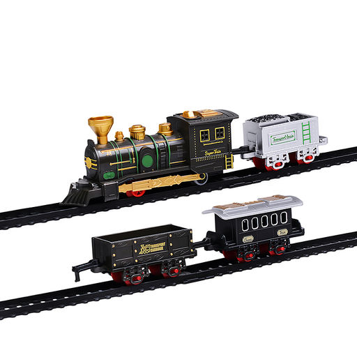 Железная дорога "Ретро поезд - Гражданский состав" в коробке