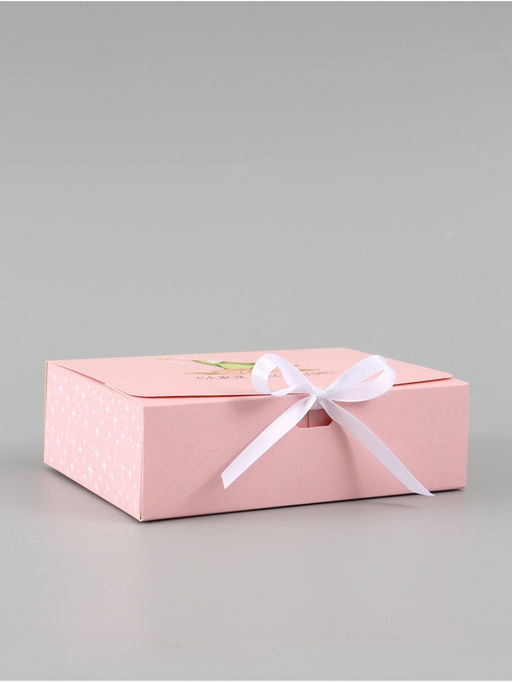 Цена за 3 шт. Коробка подарочная самосборная «Самой милой жабке», 16.5×12×5 см, с лентой