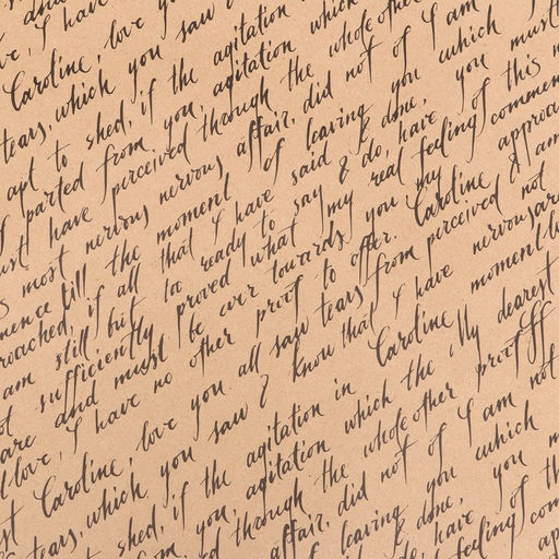 Цена за 2 шт. Бумага упаковочная, крафт «Рукопись», 70×100 см, 1 лист