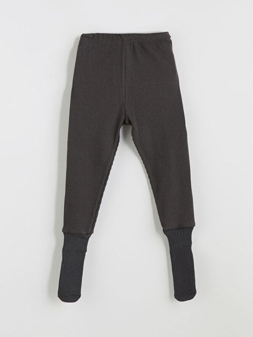 Beli Lastikli ?orapl? Erkek Bebek Pijama Alt 2li