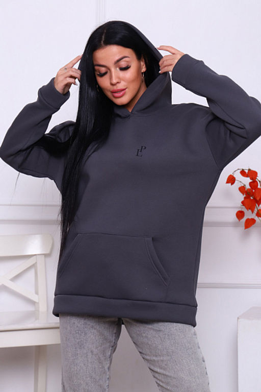 Толстовка с капюшоном, футер с начесом 3-х нитка (878-3) - Плиона фото 18