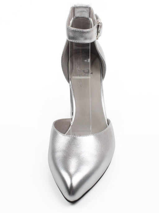 06-A71A-82MT GREY/SILVER Туфли женские (натуральная кожа)