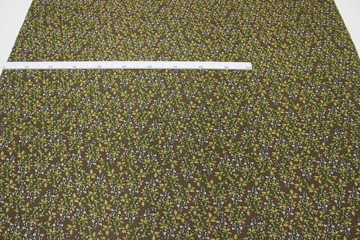 Штапель Мироль цв.шоколадно-коричневый, ш.1.45м, вискоза-100%, 100гр/м.кв - Купава фото 12