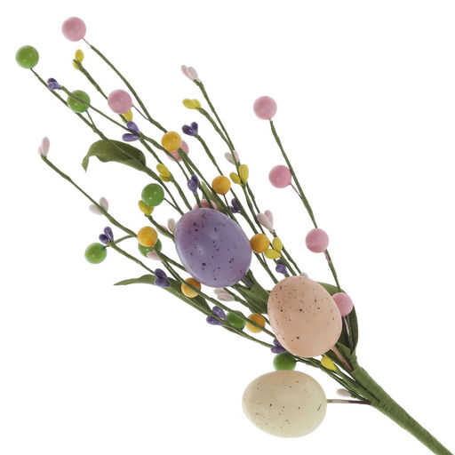 Ветка искусственная "Пасхальная", L14 W6 H43 см