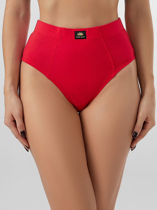 Цена за 2 штуки! Трусы макси женские красные - Mark formelle фото 2