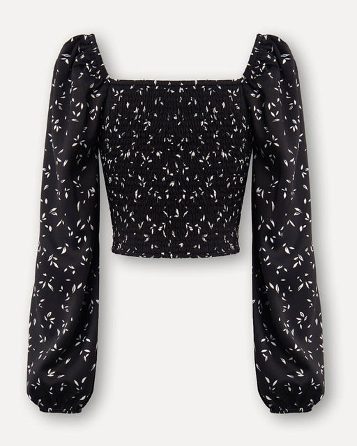 Укороченная блузка с запахом - Incity фото 4