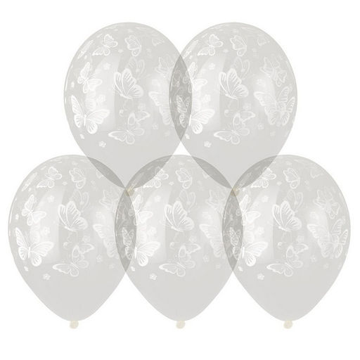 Воздушные шары латексные 14" «Бабочки», 25 шт.
