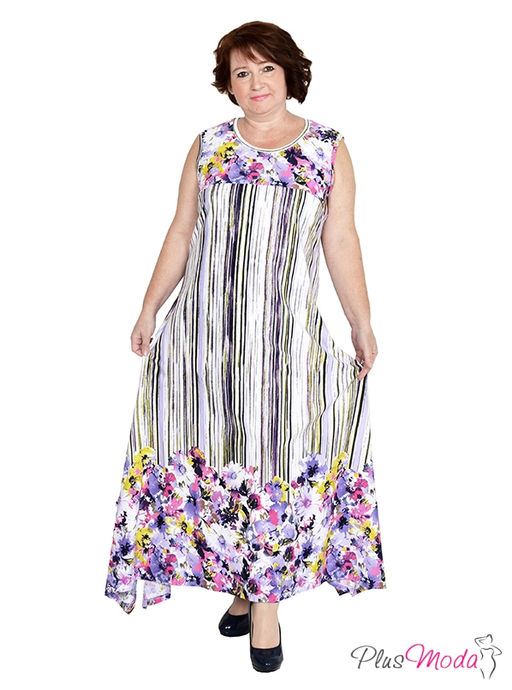 Платье Модель №911 размеры 44-84 - Plusmoda фото 2