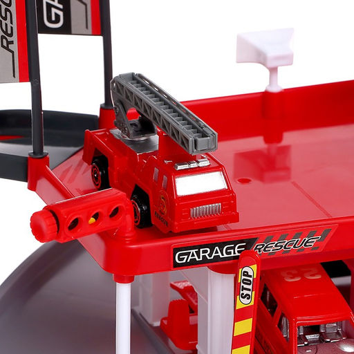 Парковка для машин Служба спасения, 2 уровня, вертолетная площадка - Simaland фото 7