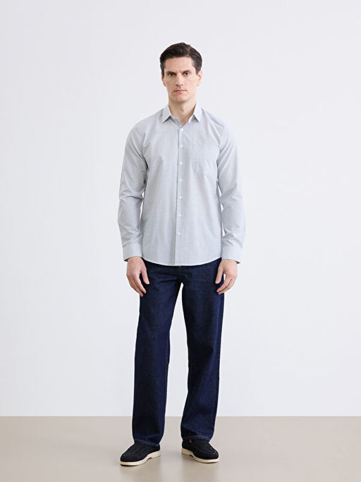 Regular Fit Kareli Erkek G?mlek