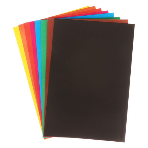 Картон цветной А4, 8 листов, 8 цветов, Танки, немелованный, в папке - Calligrata фото 2