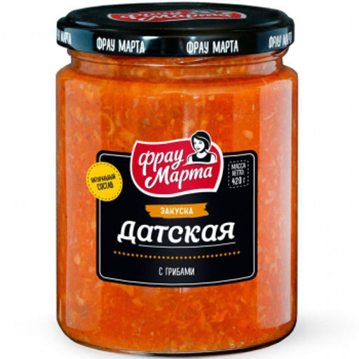Закуска Датская грибами ФрауМарта 420г