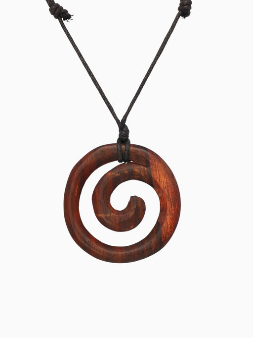 Кулон «Спираль», дерево соно