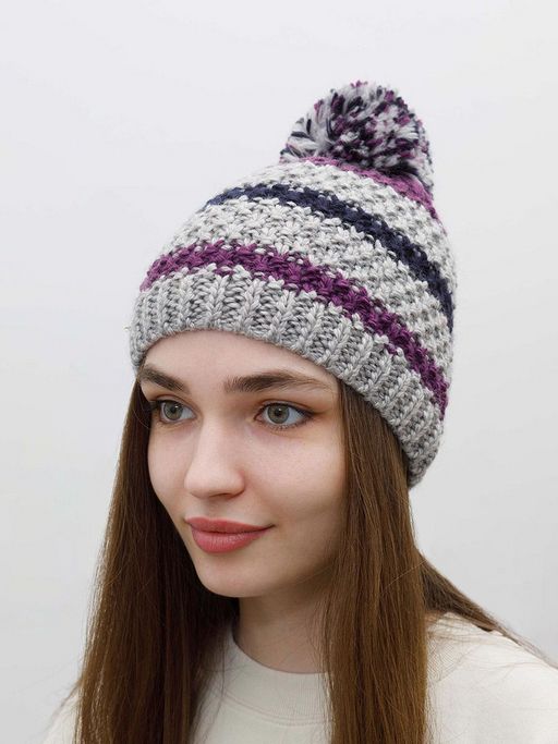 Шапка HERMAN арт. JUSTIN 8180 (фиолетовый)