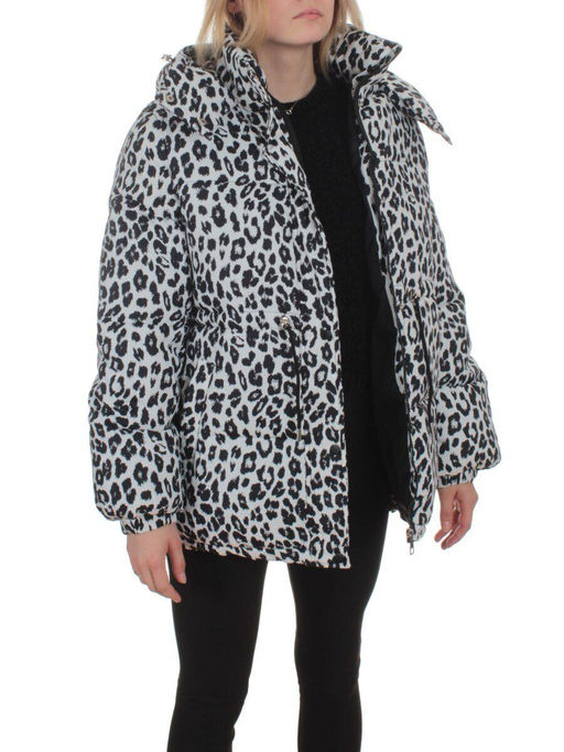 SJ 2251 WHITE/LEOPARD Куртка зимняя женская (200 гр. холлофайбер) - Fashion фото 8