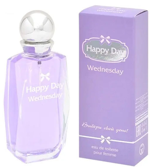 GGf055day Туал/вода жен. (55мл) HAPPY DAY WEDNESDAY среда36
