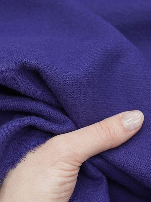 Фланель цв.Сине-фиолетовый, ш.1.5м, хлопок-100%, 175гр/м.кв - Купава фото 4