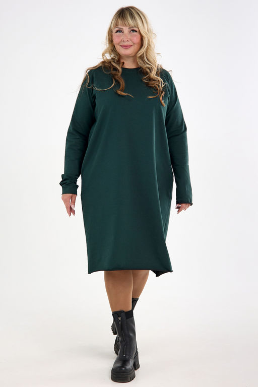 Платье футер-реглан