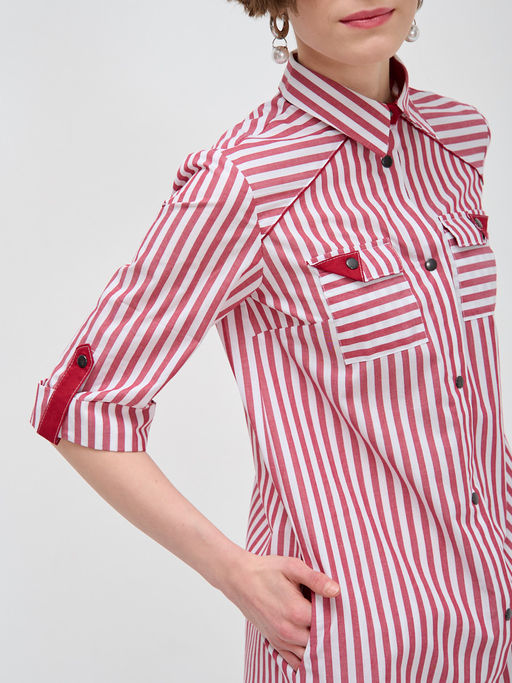 Платье с яркими вставками OD-273-2